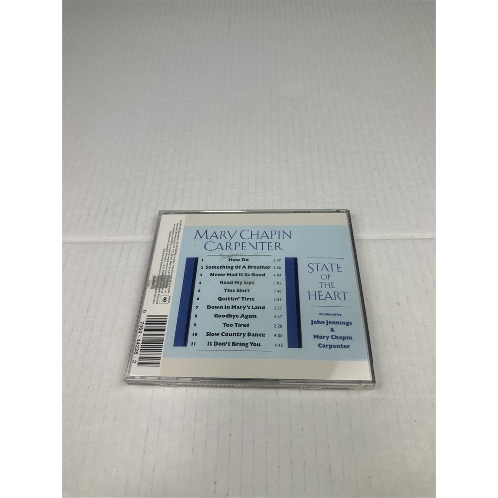1 CENT CD *Modified Art* Mary Chapin Carpenter – State Of The Heart (1989) - Picture 3 of 3